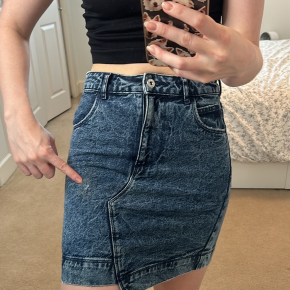 Denim Mini Skirt - Picture 3 of 3